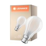 Ledvance Classic LED B22d Gruszka Włókno Matowy 11W 1521lm - 927 Bardzo Ciepła Biel | Najlepsze Renderowanie Kolorów - Ściemnianie - Zamienne 100W - Opakowanie Konsumenckie