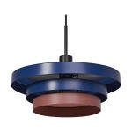 Ledvance LED Lampa Wisząca Decor Layers Lampa Wisząca Stal Niebieski | Nadaje Się Do 1x E27