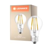 Ledvance Classic LED E27 Gruszka Włókno Przezroczysty 11W 1521lm - 827 Bardzo Ciepła Biel | Ściemnianie - Zamienne 100W