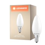 Ledvance Classic LED E14 Świeca Matowy 5.9W 806lm - 827 Bardzo Ciepła Biel | Ściemnianie - Zamienne 60W