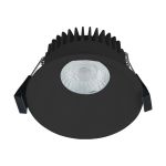 Nordlux Downlight Albric Aluminium Czarny 8W 590lm 38D - 927 | 90mm - IP44 - Najlepsze Renderowanie Kolorów - Ściemnianie