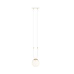 Emibig Lampa Wisząca Glam Stal Valkoinen | Nadaje Się Do 1x E14 - Max 10W