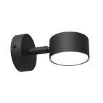 Emibig Światło Ścienne Sora Stal Czarny | Nadaje Się Do 1x GX53 - Max 12W