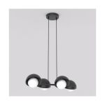 Emibig Lampa Wisząca Boom Stal Czarny | Nadaje Się Do 4x G9 - Max 8W