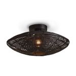 Good&Mojo Lampa sufitowa Tanami Rattan Czarny | Nadaje Się Do 1x E27 