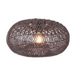 Good&Mojo Lampa sufitowa Arizona Rattan Burgundy S | Nadaje Się Do 1x E27 