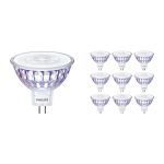 Opakowanie 10x Philips Master LED Spot GU5.3 MR16 5.8W 345lm 36D - 922-927 Dim To Warm | Najlepsze Renderowanie Kolorów - Ściemnianie - Zamienne 35W
