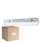 Opakowanie 4x Ledvance LED Paroizolacja Mieszkaniowy MT Gen 3 IP65 | Nadaje Się Do 1x150cm Rura LED