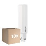 Opakowanie 10x Philips CorePro PL-C LED 5.5W 600lm - 830 Ciepła Biel | 4-Piny - Zamienne 13W