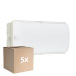 Opakowanie 5x Philips LED Bezpieczeństwo Ledinaire WL055V Valkoinen 6W 600lm - 830 Ciepła Biel | 374x150mm - IP65