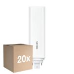 Opakowanie 20x Philips CorePro PL-T LED Żarówka HF 18.5W - 840 Zimna Biel | 4-Piny - Zamienne 42W