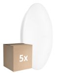 Opakowanie 5x Ledvance LED Bulkhead Surface CIRCULAR 500 PS Stal Valkoinen 42W 3500lm - 830 Ciepła Biel | IP44