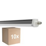Opakowanie 10x Ledvance Wodoodporny Belka Paroizolacja FLEX Poprzez Przewód 34W 5600lm - 840 Zimna Biel | 120cm - Zamienne 2x36W