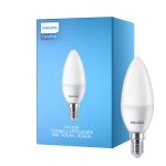 Philips Corepro LED Świeca E14 Matowy 5W 470lm - 840 Zimna Biel | Zamienne 40W
