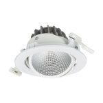 Philips LED Spot Greenspace Accent Cardanic Aluminium Valkoinen 31W 3900lm 36D - 930 Ciepła Biel | 163mm - IP20 - Najlepsze Renderowanie Kolorów - Dali Ściemnianie