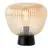 Brilliant Lampa Stołowa Kaizen Szkło Metal Czarny Beige | 250mm - Nadaje Się Do 1x E27