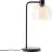 Brilliant Lampa Stołowa Casto Szkło Metal Czarny Beige | 190mm - Nadaje Się Do 1x E27