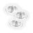 Opakowanie 3x Nordlux Spot Fremont Metal Valkoinen 4.5W 345lm 36D - 827 Bardzo Ciepła Biel | 85mm - IP23- Ściemnianie
