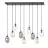 Emibig Lampa sufitowa Astral Stal Czarny | Nadaje Się Do 9x E14 - Max 10W
