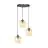 Emibig Lampa Wisząca Istar Stal Czarny | Nadaje Się Do 3x E27 - Max 10W