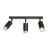 Emibig Lampa sufitowa Hiro Stal Czarny | Nadaje Się Do 3x GU10 - Max 10W