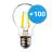 Opakowanie 100x Noxion Lucent LED E27 Gruszka Włókno Przezroczysty 4.5W 470lm - 840 Zimna Biel | Zamienne 40W
