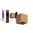 D'Lite Światło Ścienne Elingen Bronze Up & Down 4.9W 480lm - 830 warm Valkoinen | IP54