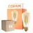 Opakowanie 4x Osram Vintage 1906 LED E27 Edison Włókno Złoty 7.2W 806lm - 824 Bardzo Ciepła Biel | Zamienne 60W