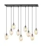 Emibig Lampa Wisząca Astral Stal Czarny | Nadaje Się Do 9x E14 - Max 10W