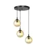 Emibig Lampa Wisząca Cosmo Stal Czarny | Nadaje Się Do 3x E14 - Max 10W