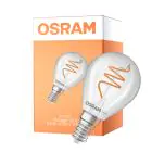 Osram Vintage 1906 LED Classic Slim E14 Gruszka Włókno Przezroczysty 4.6W 470lm - 927 Bardzo Ciepła Biel | Najlepsze Renderowanie Kolorów - Ściemnianie - Zamienne 40W
