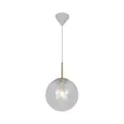 Nordlux Chisell 25 Lampa Wisząca Metal i Szkło Mosiądz | Nadaje Się Do E27