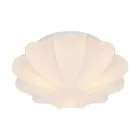 Nordlux Lampa sufitowa Aeron 60 Tekstyl Valkoinen | IP20 - Nadaje Się Do 3x E27