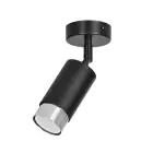 Emibig Lampa sufitowa Hiro Stal Czarny | Nadaje Się Do 1x GU10 - Max 10W