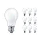 Opakowanie 10x Philips MASTER Value LED Żarówka E27 Gruszka Matowy 5.9W 806lm - 927 Bardzo Ciepła Biel | Najlepsze renderowanie kolorów - Ściemnianie - Zamienne 60W