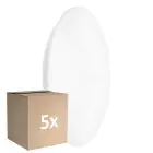 Opakowanie 5x Ledvance LED Bulkhead Surface CIRCULAR 500 PS Stal Valkoinen 42W 3500lm - 830 Ciepła Biel | IP44