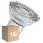 Opakowanie 10x Ledvance LED Spot GU10 PAR16 6.1W 575lm 60D - 927 Bardzo Ciepła Biel | Najlepsze Renderowanie Kolorów - Ściemnianie - Zamienne 80W