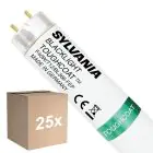 Opakowanie 25x Sylvania Blacklight BL368 T12 Toughcoat 40W - 368 UV | 120cm